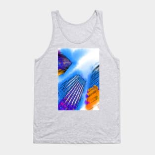 Sketched Towers Tank Top